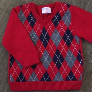 NWT Hanna Andersson Argyle Sweater, size 80